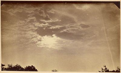 [Molnstudie] av Unknown artist
