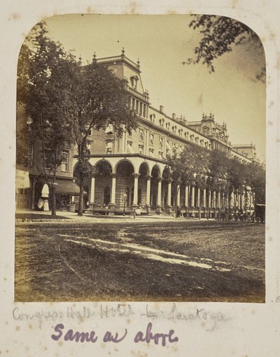 Congress Hall Hotel - Saratoga av Unknown artist