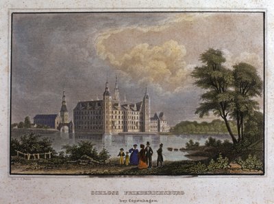 Köpenhamn: Fredericksburg Castle av Unknown artist