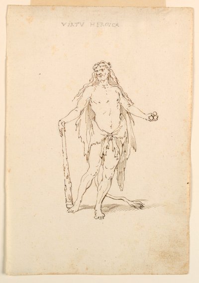 Kostymdesign: Heroic Force for a Ballet av Unknown artist