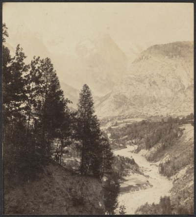 Courmayeur-dalen av Unknown artist