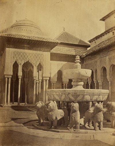 [Lejonens domstol, Alhambra] av Unknown artist