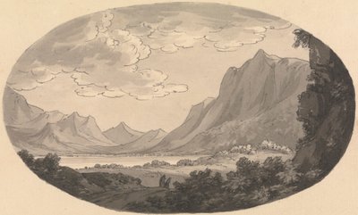 Cumberland landskap av Unknown artist