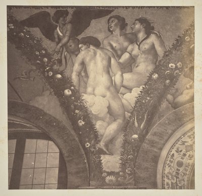 Amor visar Psyke för de tre gracerna av Unknown artist