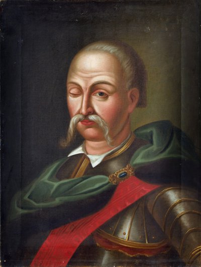 Danylo Apostol - Porträtt av hetman Danylo Apostol (1654-1734), Anonym. Olja på duk av Unknown artist