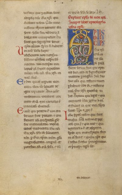 Dekorerad initial A av Unknown artist