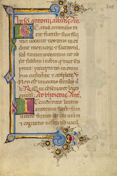 Dekorerad Initial B; Dekorerad Initial I av Unknown artist