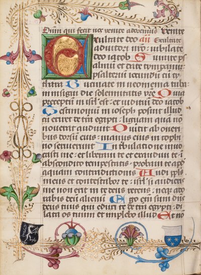 Dekorerad initial E av Unknown artist