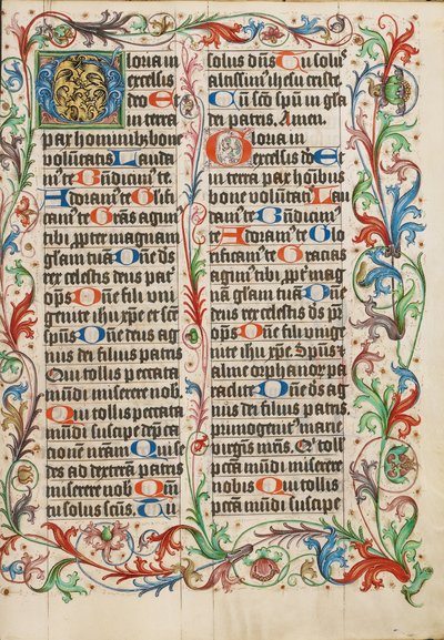 Dekorerad initial G av Unknown artist