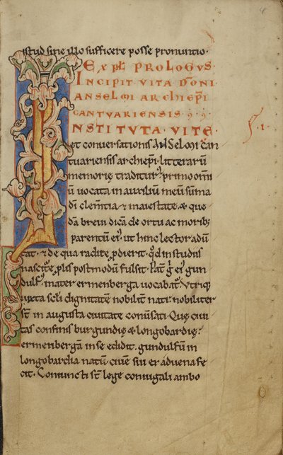 Dekorerad Initial I av Unknown artist