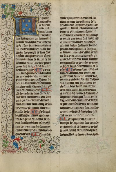 Dekorerad initial L av Unknown artist