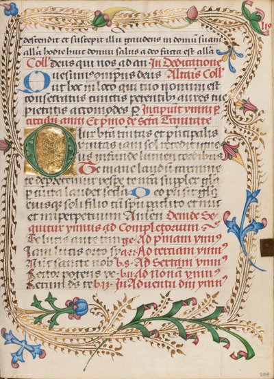 Dekorerad initial O av Unknown artist