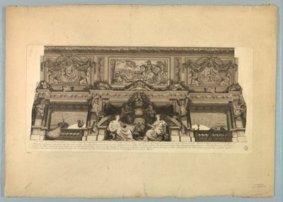 Dekorationer av Lebrun och Mignard på slottet i Versailles av Unknown artist