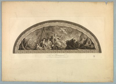 Dekorationer av Lebrun och Mignard på slottet i Versailles av Unknown artist