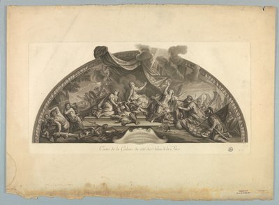 Dekorationer av Lebrun och Mignard på slottet i Versailles av Unknown artist