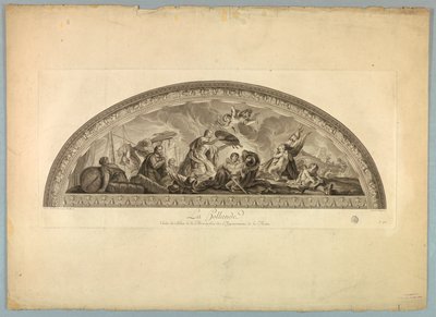 Dekorationer av Lebrun och Mignard på slottet i Versailles av Unknown artist