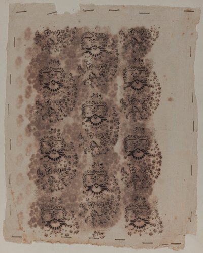 Designritning, sent 1700-tal av Unknown artist