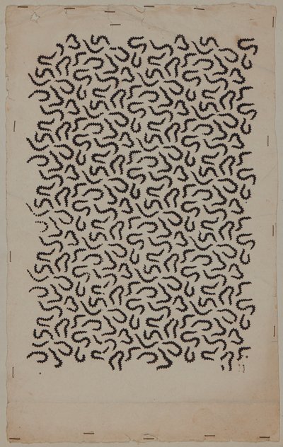 Designritning, sent 1700-tal av Unknown artist