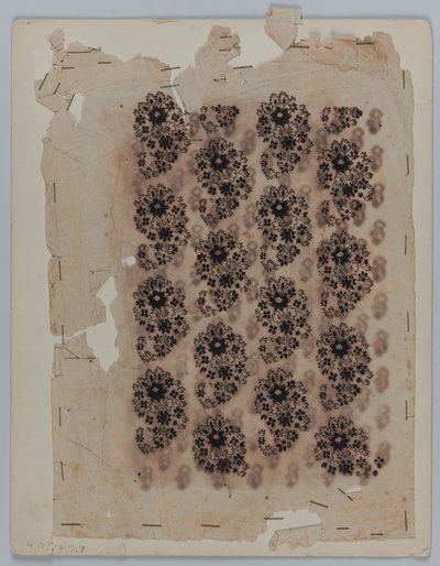 Designritning, sent 1700-tal av Unknown artist