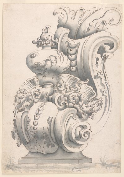 Design för ett fäste av Unknown artist