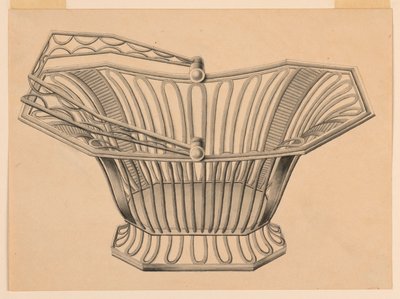 Design för en brödkorg av Unknown artist