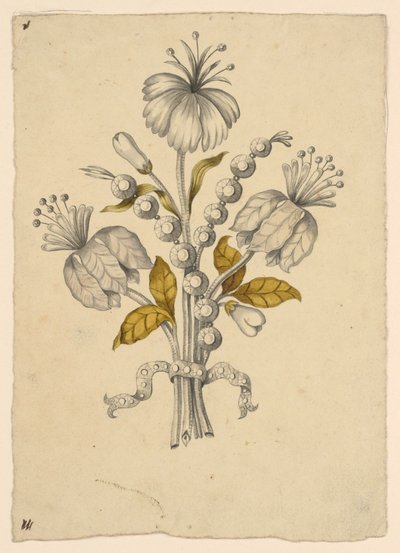 Design för en Corsage av Unknown artist