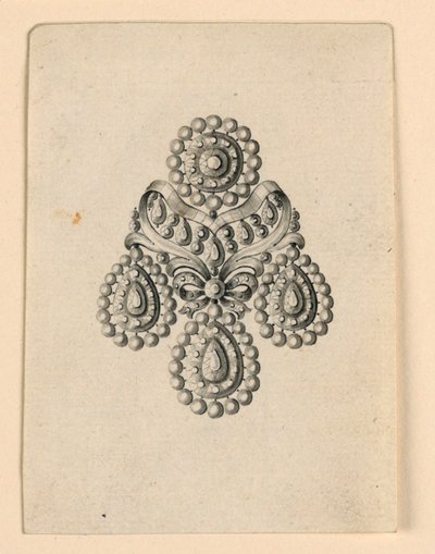 Design för ett örhänge av Unknown artist