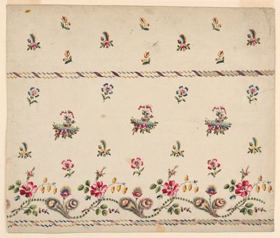Design för ett broderi av Unknown artist