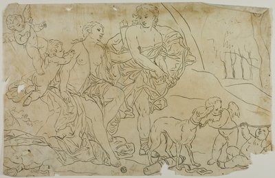 Diana och Endymion av Unknown artist