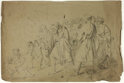 Diogenes söker en ärlig man av Unknown artist