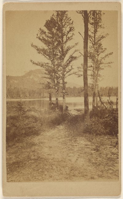 Echo Lake nära Conway [Wales] av Unknown artist