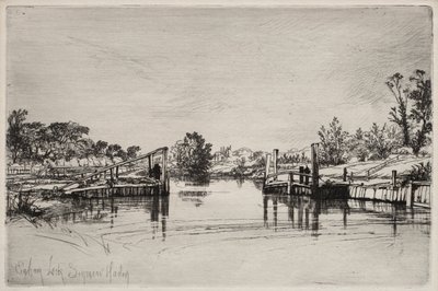 Egham Lock av Unknown artist