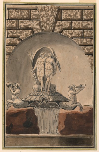 Höjd av en fontän av Unknown artist