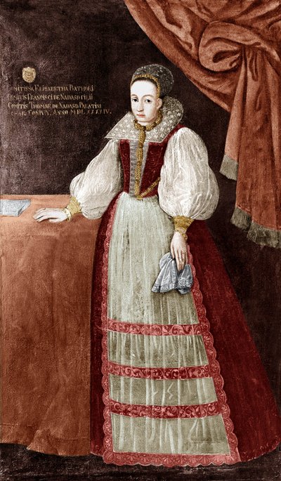 Elizabeth Bathory (olja på duk) av Unknown artist
