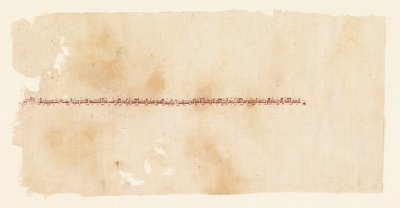 Broderat tirazfragment av Unknown artist