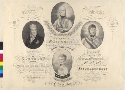 Kejsar Frans I och andra av Unknown artist