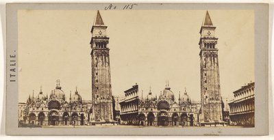 [Set av Markusplatsen, Venedig] av Unknown artist