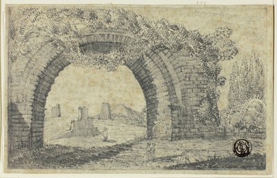 Ingången till Circus of Caracalla av Unknown artist