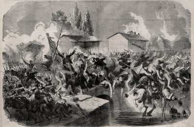 Avsnitt i Battle of Palestro, 31 maj av Unknown artist