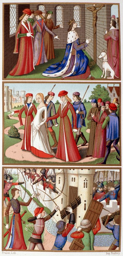 Avsnitt av historien om Karl VII och Jeanne d