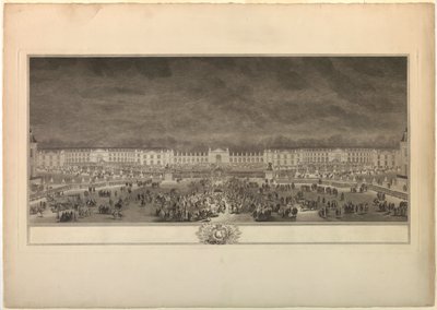Festival som hedrar Ludvig XV av Frankrike av Unknown artist