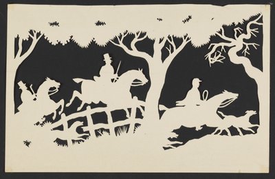 Fox Hunters in the Chase av Unknown artist