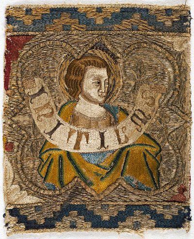 Fragment från en Orphrey av Unknown artist
