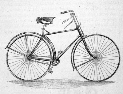 Ramcykelmodell. av Unknown artist