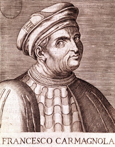 Francesco Bussone greve av Carmagnola Condottiere italienska (Carmagnola 1385 i Venedig 1432). av Unknown artist