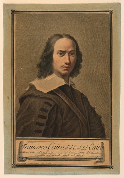 Francesco Cairo, gör. de. Cav. av Kairo av Unknown artist