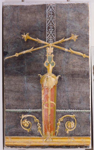 Fresco-fragment (7) av Unknown artist