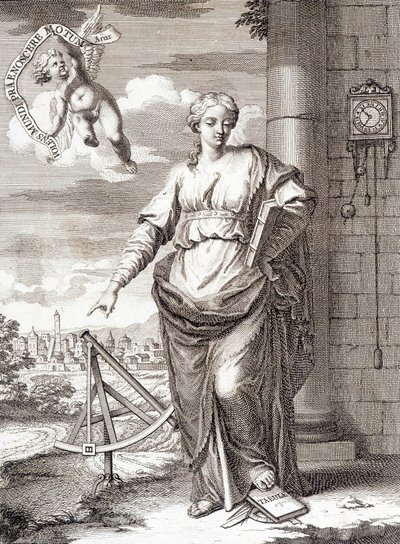 Frontispice av "" Ephemerides år 1775-1786", av Eusachio Zanotto av Unknown artist