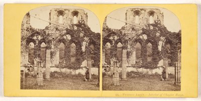 Furness Abbey. - Interiör från kapitelhuset. av Unknown artist