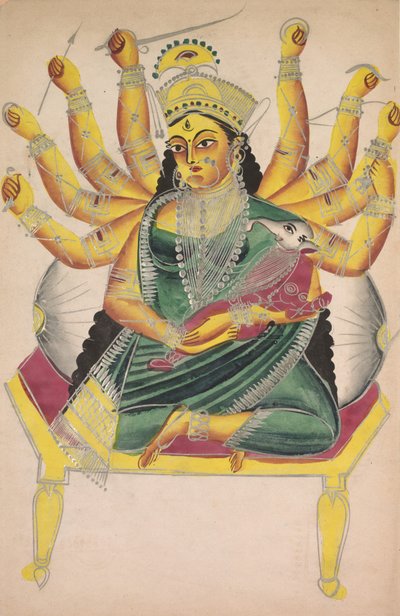 Ganesha-Janani (Mor till Ganesha) av Unknown artist